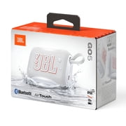 JBL Go 5 - Ultra-portable waterproof and drop-proof speaker with JBL legendary sound and ambient edge lighting - White