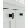 thumbnail image 3 of Design House 10-Pack Solid Hexagon Cabinet Knobs, Matte Black, 3 of 18
