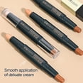 thumbnail image 4 of Dual Head Contour & Highlight Makeup Stick, Creamy Concealer for Face Sculpting, Dark Eye Circle Coverage, Buildable Full Coverage, Blendable, Hydrating Formula, 2-in-1, 4 of 8