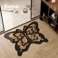 thumbnail image 3 of BINGLI 3D Optical Butterfly Area Rug - Quick-Dry Non-Slip Shag Bath Mat for Shower, Entryway or Tub - Washable Floor Carpet, 3 of 5