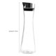 thumbnail image 5 of 0.8L PC botella de jugo transparente botella de jugo transparente jarra de agua jarra de jugo con tapa, 5 of 8
