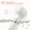 thumbnail image 4 of Snmubt Three In Vibrating Facial Cleansing Brush Ipx7 With 3 Brush Heads Face Brush Use For Exfoliating Massaging And Cleansing (White), 4 of 9