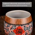 thumbnail image 5 of Ceramic Rice Dispenser,Storage Jars For Kitchen,Household Rice Storage Box With Lid,Airtight Dispenser Rice Storage Box For Flour,Rice,Nuts,Snacks, 5 of 8