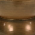 thumbnail image 3 of Noble House Manville Metal Hourglass Coffee Table, Brushed Antique Gold, 3 of 8