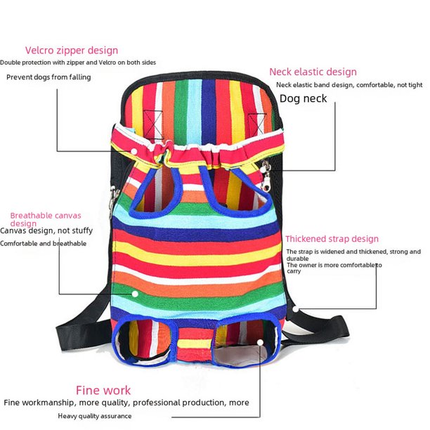 Bolsa de pecho para mascotas, mochila para perros y gatos, de malla transpirable, universal, para perros y gatos