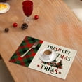 thumbnail image 4 of YIKA Christmas Printed Table Mats Home Placemats For Dining Table Christmas Decor Items Holiday Indoor Dining Room Decorations B, 4 of 6