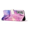 thumbnail image 3 of For Samsung Galaxy S22 5G Crossbody Painted Marble Pattern Leather Phone,iPhone 16, 3 of 6