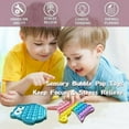 thumbnail image 4 of 2 Pack Push Pop Its Bubble Sensory Fidget Toy Stress Reliever Autism Anxiety Toys One Louder Side Push Bubbles Pop Rainbow Safe for Children., 4 of 5