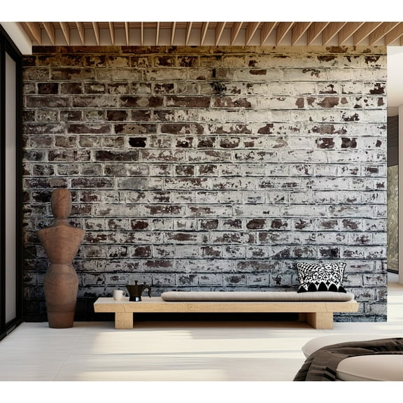 Tiptophomedecor Background & Patterns Wallpaper Wall Mural - Old City Brick Wall