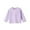 Purple, variant on Posijego Kids Cotton T-Shirts Plain Long Sleeve Shirt for Girls Boys Crew Neck Basic Tee Tops Undershirts