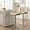 Beige, variant on IPKIG Adjustable Height Swivel Bar Stool with PU Leather Upholstery, Footrest & Back Support for Kitchen Island, Counter or Home Bar, Orange, 1 PCS