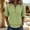 A3 Light Green, variant on GILIGEGE Linen Shirts for Women,V Neck 3/4 Sleeve Gauzy Shirts,Loose Fit Curved Hem Tunic Cotton Linen Tops,Peasant Shirts Beach Vacation Tees,Casual Blouses for Summer 2026 Blackish Green S
