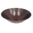 thumbnail image 4 of 14" Round Copper Vessel Bath Sink, Faucet Kit Included, 4 of 4
