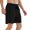 Black, variant on Men's Casual Board Shorts Summer Lightweight Breathable Straight Leg Training Running Shorts Outdoor Stretchy Elastic Waist Gym Shorts