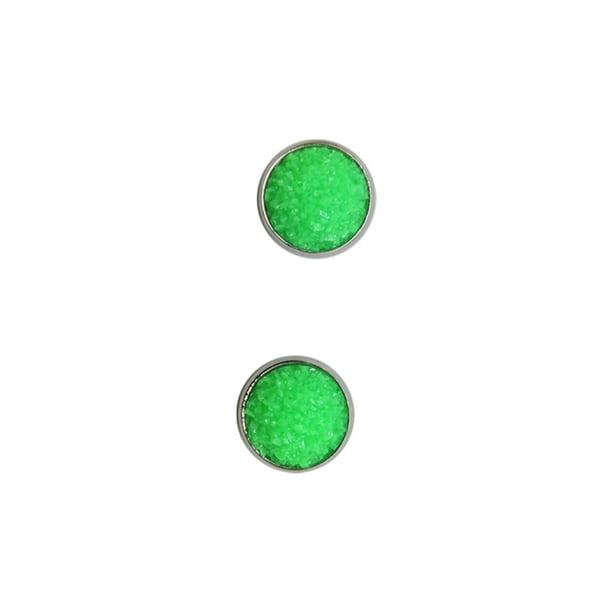 Pendientes de tuerca de 10 mm Pendientes de forma redonda Pendientes de gota de acero inoxidable resistentes Joyas de moda perforadas Tipo de Ropa, zapatos y accesorios Miscelánea tipo 21 21 Sonducket AP010471-21