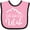 Pink and Black, variant on Inktastic Salt Lake City Utah Boys or Girls Baby Bib