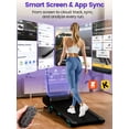 thumbnail image 2 of Chiccushion Walking Pad with 12% Auto Incline Treadmill for Home, 3.5HP Under Desk Treadmill with Foldable Handle Bar,450 Lbs Capacity,Remote Control, Led Display,APP Connect, 2 of 8
