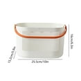 Kehuo Bathroom Bath Basket Basket with Handle Thickened Plastic Shower