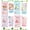 E, variant on 3D Stackable Stickers,Crystal Stacked 3D Building Stickers,DIY 3D Puffy Sticker Kit,3D Relief StackingStickers,Cute DIY Mini Scenes Ornament Decals Craft Kit for Adults & Kids Desktop Decorative (B)