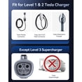 thumbnail image 4 of Adaptador de carga Ecogenix Tesla a J1772 80A 240V plateado, 4 of 7
