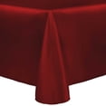 thumbnail image 1 of Ultimate Textile (3 Pack) Reversible Shantung Satin - Majestic 72 x 120-Inch Oval Tablecloth - for Home Dining Tables, Cherry Red, 1 of 4