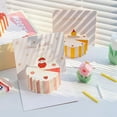 thumbnail image 3 of juego de tarjetas de felicitación plegables, colores vivos, escritura suave, impresionante efecto visual, deseos expresos, atractivo cumpleaños, juego de tarjetas de felicitación 3D escritas a mano F, 3 of 5