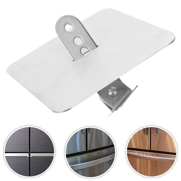 FOMIYES Stainless Steel Refrigerator Lock Plated Silver for Home Use, Durable and Safe