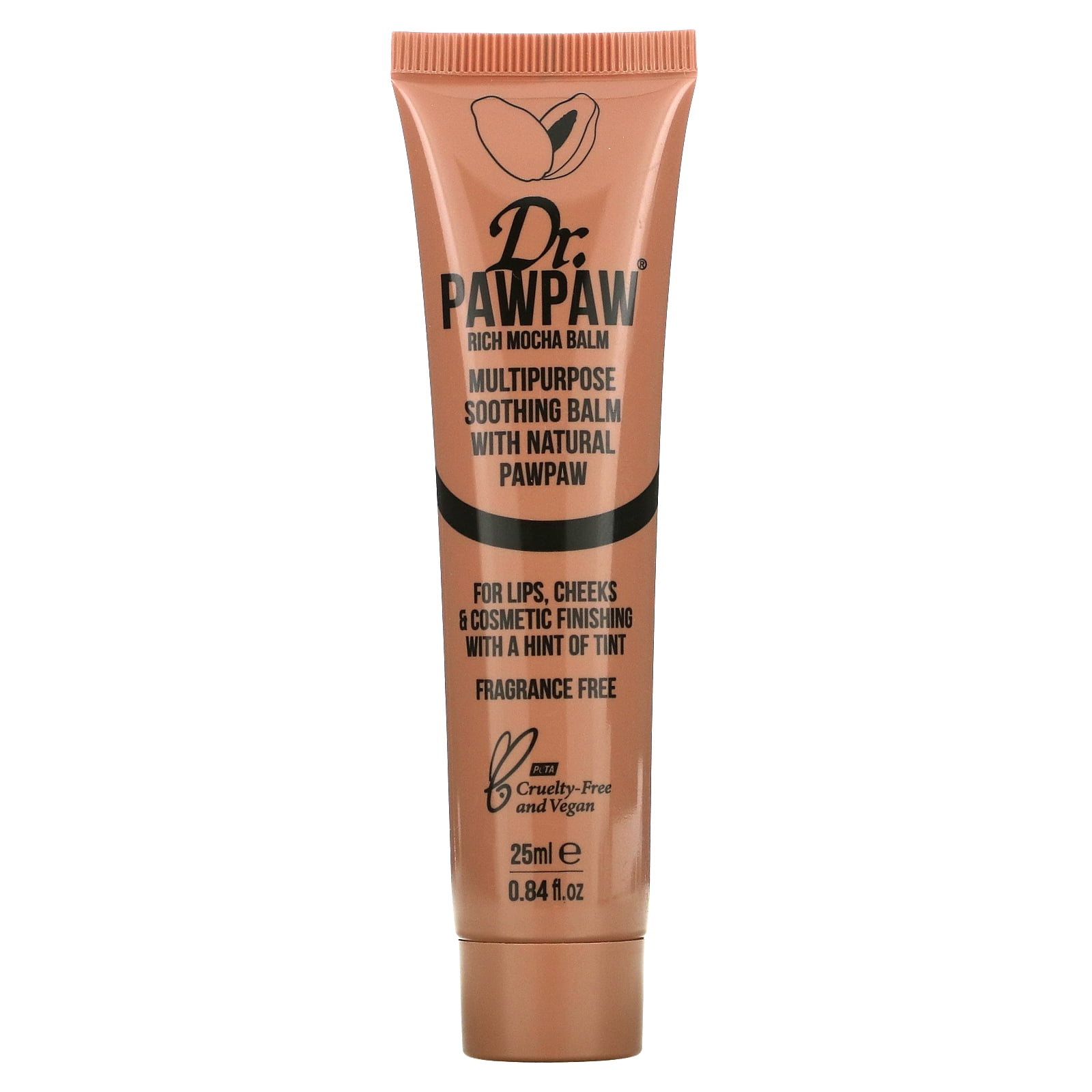 Dr. PAWPAW Multipurpose Soothing Balm with Natural PawPaw, Rich Mocha