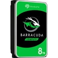 thumbnail image 2 of Seagate BarraCuda ST8000DMA04 8 TB Hard Drive, 3.5" Internal, SATA (SATA/600), Silver, 2 of 5
