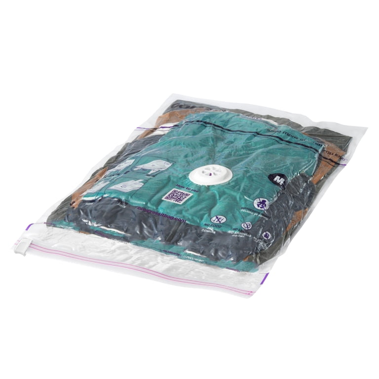 Compressit 3-Medium Vacuum Storage Bags, Space-Saving photo 5