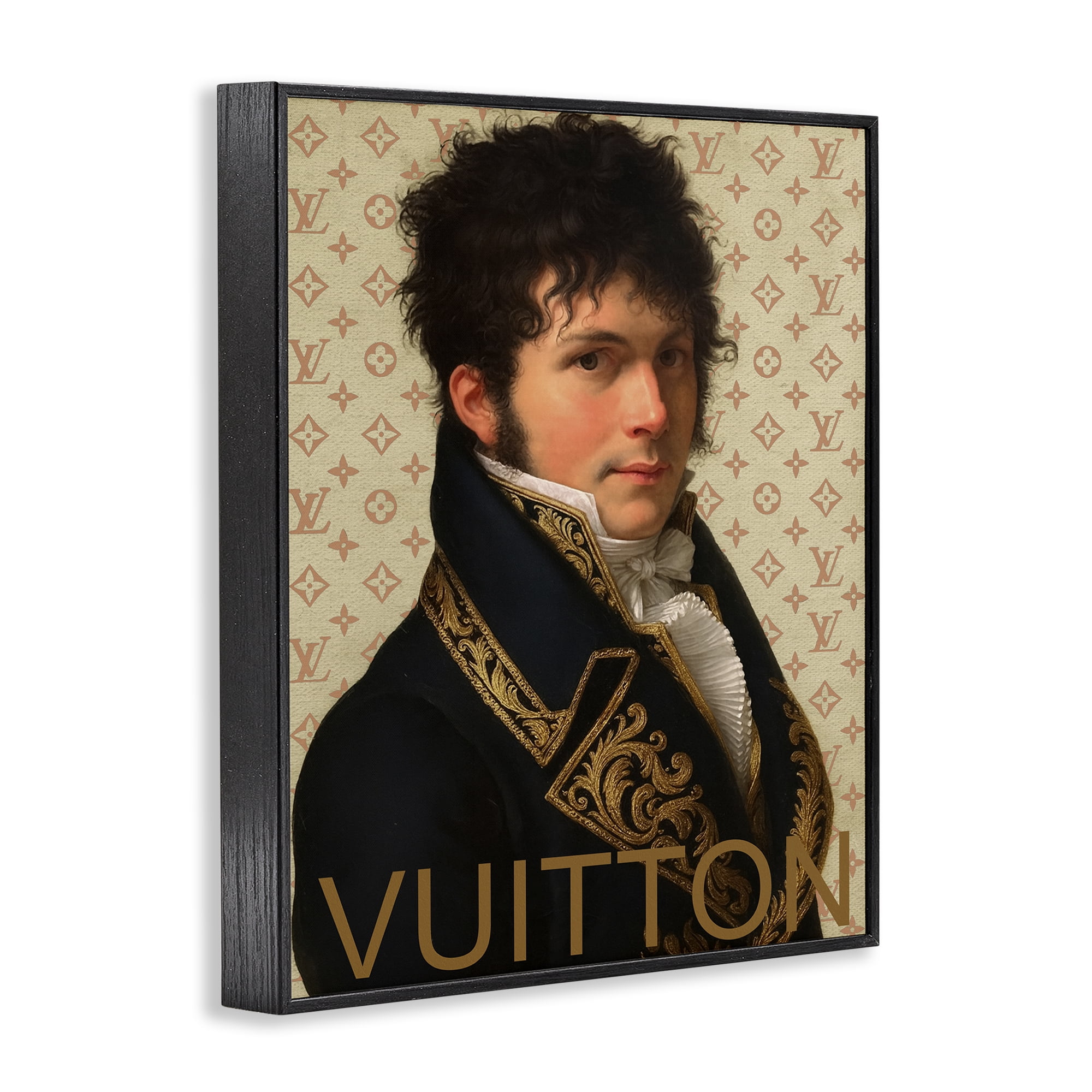 Stupell Industries Glam Gentleman In Spring Black Framed Giclee Art, design by Grotto Studios