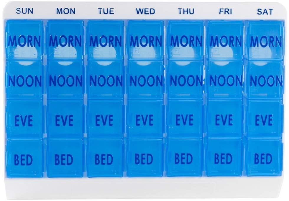 Apex 7 Day 4-Times-Per-Day Medi Tray Pill Organizer (Large)