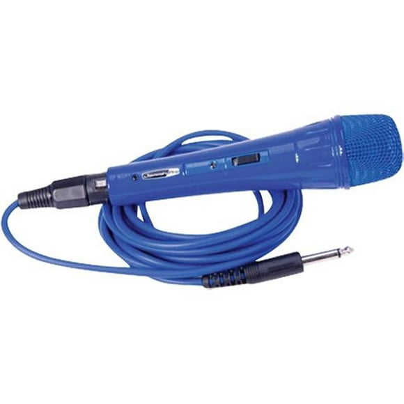 FINE ELITE INTERNATIONAL LTD MIC017 Ammin Pro Mon Microphone Bleu à Main