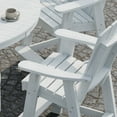 thumbnail image 4 of Wildridge Heritage 7-Piece 60" Pub Counter Set, White - Outdoor Weather Resistant Recycled Plastic Furniture for Patio, 4 of 7