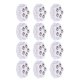 thumbnail image 1 of Ruedas Adhesivas, 12 Ruedas Giratorias De 360 ​​​​grados Para Muebles Con Pastillas De Freno Para Electrodomésticos, Estanterías Y Maceteros, 1 of 7