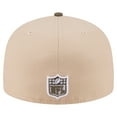 thumbnail image 4 of Men's New Era Light Beige/Olive Dallas Cowboys Two-Tone Color Pack A-Frame 59FIFTY Fitted Hat, 4 of 5