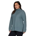thumbnail image 3 of RBX Active Women's Plus Size Quilted Cowl Neck Pullover Tunic, 3 of 5