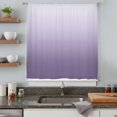 thumbnail image 4 of Purple Ombre Sheer Curtains 84 Inch Length, Light Filtering Voile Curtain Panel, White Gradient Modern Abstract Art Rod Pocket Drapes Window Treatments for Living Room Bedroom 52"x84", 4 of 9