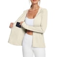 thumbnail image 2 of Womens Sun Protection Hoodie Zip Up Long Sleeve Lightweight Summer Outdoor Jacket With Pockets, 2 of 9