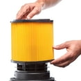 thumbnail image 3 of HART Standard Cartridge Filter, VCFS 3701, 1-Pack, Fits 5 to 16 Gallon Wet/Dry Vacuum Cleaners, 3 of 8