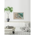 thumbnail image 4 of Marmont Hill Blue Beach Umbrellas Framed Wall Art, 4 of 8