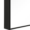 thumbnail image 3 of Rectangular Shape Thin Polystyrene Frame Long Mirror, Black- Saltoro Sherpi, 3 of 5