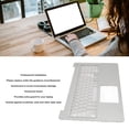 thumbnail image 4 of Laptop Upper Case Cover Replacement Notebook Upper Case C Shell for Dell Inspiron 15 5570 5575 Silver, 4 of 8