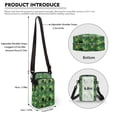 thumbnail image 6 of HELLHERO Cat and Butterfly Pattern Double Deck Crossbody Sling Bags Polyester for Men, Women, 6 of 7