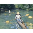 thumbnail image 3 of Gustave Caillebotte 24x19 Black Modern Framed Museum Art Print Titled - Skiffs (1877), 3 of 5