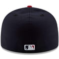 thumbnail image 4 of Gorra New Era 59Fifty Auténtica Cleveland Indians Navy MLB, 4 of 7