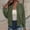 Green women blazer jacket casual a1, variant on Kadlawus Fall Long Sleeve Collared Blazer Jacket Women Casual Zipper Front Lightweight Structured Fit Tops for Office Work Travel Wear, Brown XL