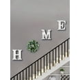 thumbnail image 2 of Wood Home Sign for Wall Decor Wooden Home Letters with Wreath Artificial Eucalyptus Modern Decorative Hanging Decor Farmhouse Home Sign for Living Room Kitchen Housewarming Decoration  Gifts, 2 of 5