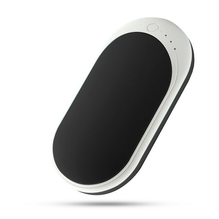 Rechargeable Warmer Codream Rechargeable Electric Hand Warmer 5200mAh Powerbank Reusable Handwarmers Portable Type-c Pocket Warmer for Men and Women in Cold Winter (Black) ()