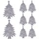 thumbnail image 1 of GOOHOCHY 8 piezas Soportes para cubiertos con forma de árbol de Navidad, soportes para cubiertos con temática navideña, soportes para cortadores y tenedores, 1 of 8